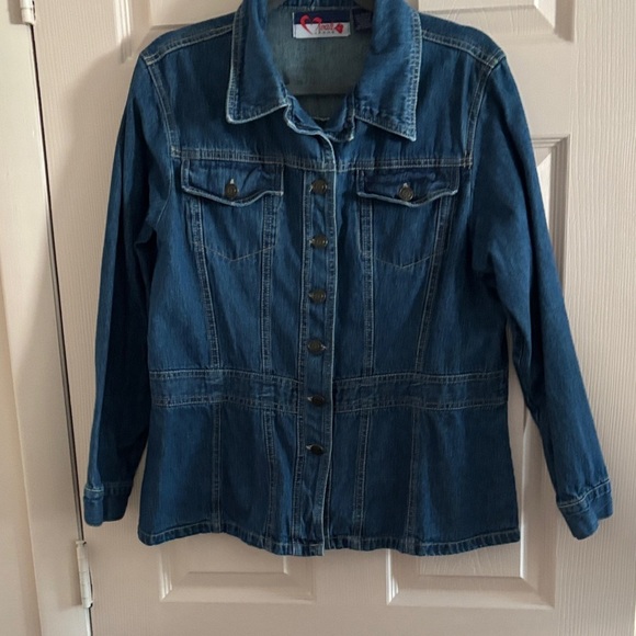 wah jeans Jackets & Blazers - Classic Blue Denim Jacket for Women